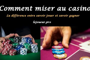 Comment miser pour gagner au casino